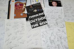 A COLLECTION OF ASTON VILLA PLAYER AUTOGRAPHS AND PHOTOGRAPHS, mainly from the early 2000's onwards,