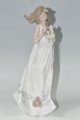 A LLADRO PORCELAIN FIGURE, 'Butterfly Treasures' model no 6777, sculpted by Marco Antonio