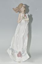 A LLADRO PORCELAIN FIGURE, 'Butterfly Treasures' model no 6777, sculpted by Marco Antonio