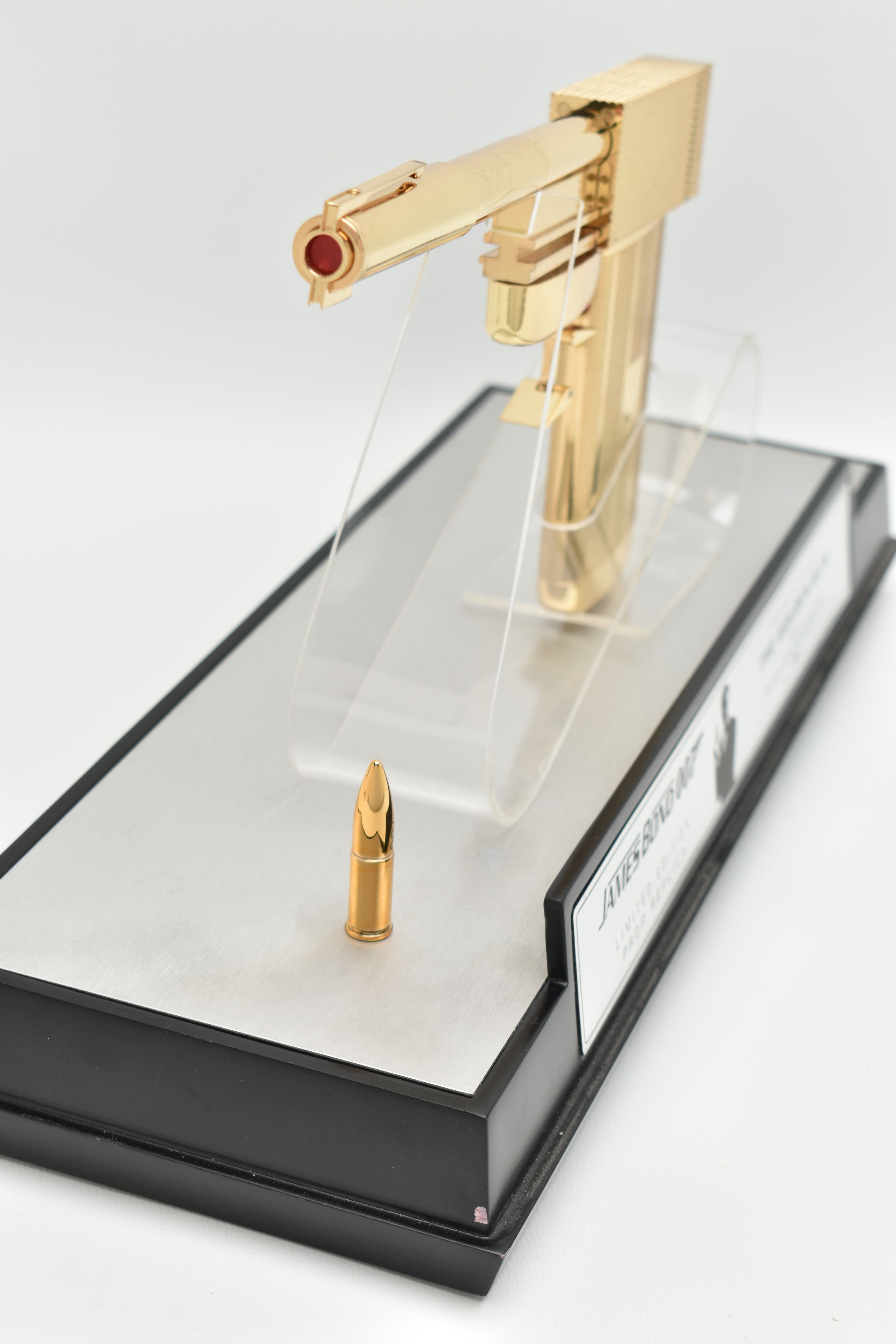 007 / JAMES BOND INTEREST: A BOXED AND CASED LIMITED EDITION 18CT GOLD PLATED 1:1 SCALE AUTHENTIC - Image 3 of 22