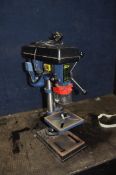 A POWER CRAFT DP500 PILLAR DRILL, 62cm high (PAT pass and working but on switch doesn't latch)