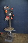 A CLARKE METALWORKER CDP301B PILLAR DRILL with circular rotating bed (PAT pass and working)