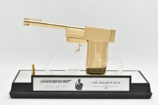 007 / JAMES BOND INTEREST: A BOXED AND CASED LIMITED EDITION 18CT GOLD PLATED 1:1 SCALE AUTHENTIC