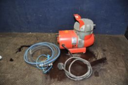 AN AEI Ltd MINI COMPRESSOR 240v with pipe (PAT fail dur to uninsulated plug but working)