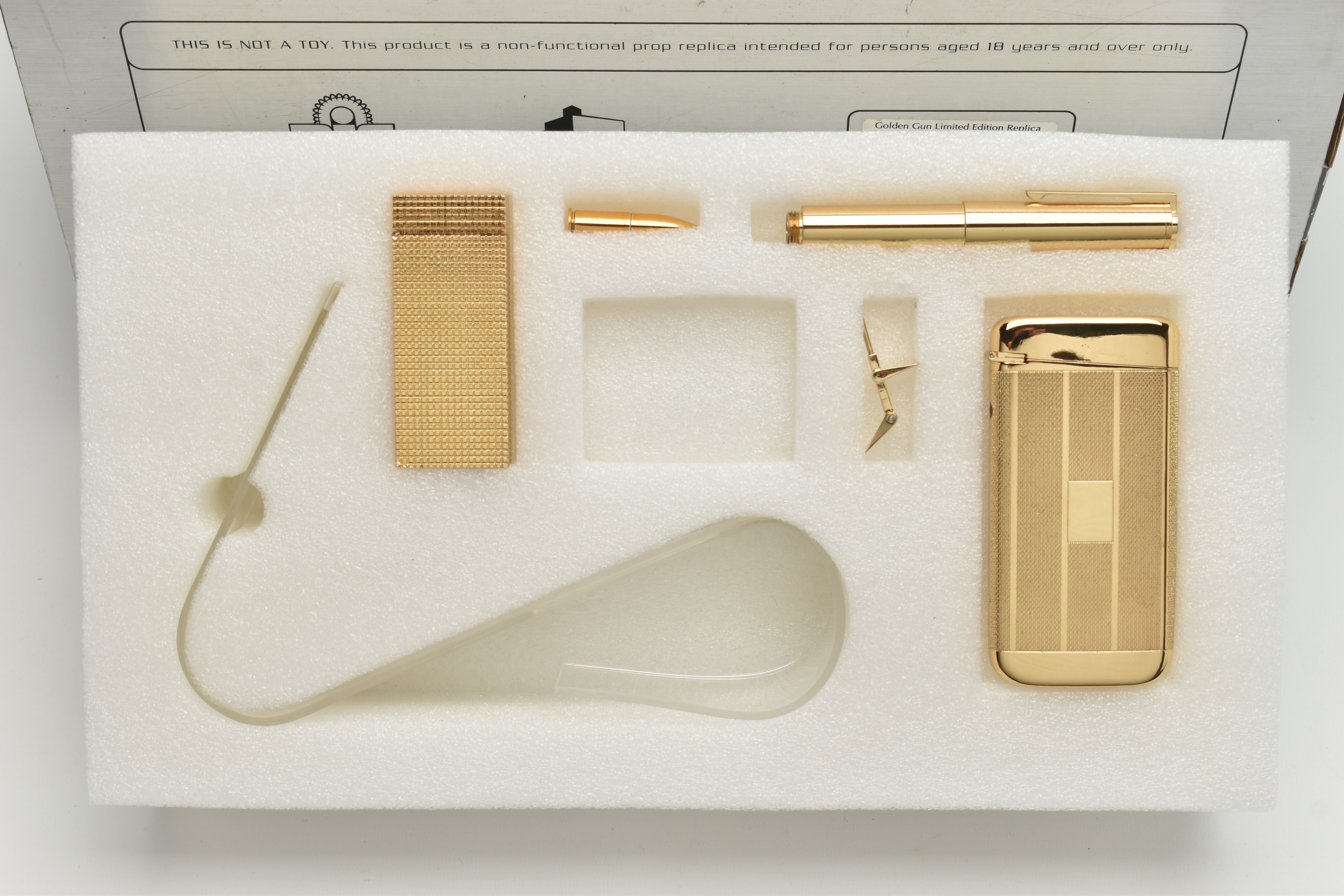 007 / JAMES BOND INTEREST: A BOXED AND CASED LIMITED EDITION 18CT GOLD PLATED 1:1 SCALE AUTHENTIC - Image 14 of 22