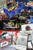A QUANTITY OF SUPERBIKE AND MOTO GP RACING MODELS AND EPHEMERA, to include boxed Minichamps