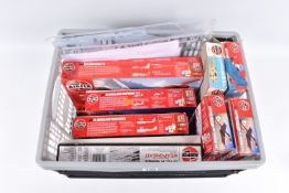 NINE AIRFIX UNBUILT BOXED MILITARY AIRCRAFT MODEL KITS, to include four 1:48 scale models, the first