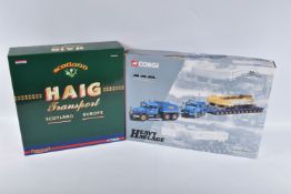 A BOXED LIMITED EDITION CORGI HAULIERS OF RENOWN SCOTLAND HAIG TRANSPORT 1:50 SCALE MODEL SET,