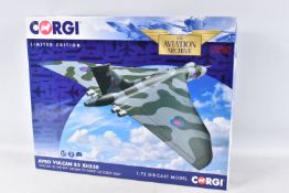 A BOXED LIMITED EDITION CORGI AVIATION ARCHIVE ARVO VULCAN B2 XH558 'VULCAN TO THE SKY' MODEL