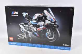 A LEGO TECHNIC M1000 RR MODEL KIT, numbered 42130, factory sealed box with seal number 07S2,
