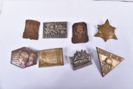 A COLLECTION OF EIGHT 1920S TO 1930S AUSTRIAN CHRISTIAN SOCIALIST BADGES, all appear to be in tin
