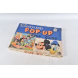 A BOXED CHAD VALLEY DISNEYLAND POP-UP RACE GAME, c.1950's, missing dice but otherwise appears