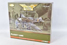 A BOXED LIMITED EDITION CORGI AVIATION ARCHIVE FLIGHT LINE COLLECTION MODEL MILITARY AIRCRAFT, 1:
