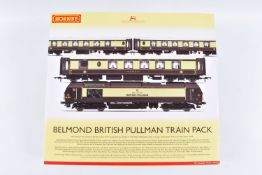 A BOXED HORNBY MODEL RAILWAY BELMOND BRITISH PULLMAN TRAIN PACK, OO Gauge, Class 67, in Pullman