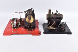 TWO UNBOXED MAMOD LIVE STEAM ENGINES, not tested, one an SE2, the other SE3, both in playworn
