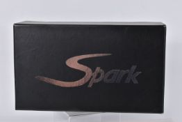 A BOXED SPARK MERCEDES BENZ T80 RECORD 1939 MODEL, numbered S1034, housed in a perspex box on a