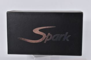 A BOXED SPARK MERCEDES BENZ T80 RECORD 1939 MODEL, numbered S1034, housed in a perspex box on a