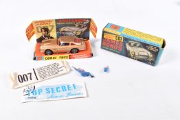 A BOXED CORGI TOYS SPECIAL AGENT 007 JAMES BOND'S ASTON MARTIN D.B.5 DIECAST VEHICLE, numbered