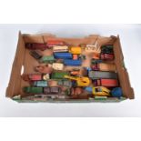 A QUANTITY OF UNBOXED AND ASSORTED PLAYWORN MAINLY DINKY TOYS VEHICLES, to include Market