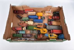 A QUANTITY OF UNBOXED AND ASSORTED PLAYWORN MAINLY DINKY TOYS VEHICLES, to include Market