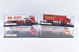 FOUR BOXED OXFORD DIECAST HAULAGE COMPANY LIMITED EDITION MODELS, 1/76 scale, all models complete