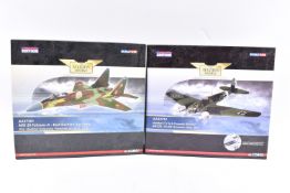 TWO BOXED LIMITED EDITION CORGI AVIATION ARCHIVE MODEL DIECAST AIRCRAFTs 1:72 SCALE, the first is