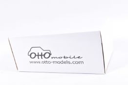 A BOXED OTTO MOBILE MODELS ALFA ROMEO 156GTA SW MODEL VEHICLE, numbered OT156 UV1, dark blue in