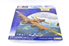 A BOXED LIMITED EDITION CORGI AVIATION ARCHIVE AVRO LANCASTER B Mk.III 1:72 SCALE MODEL DIECAST