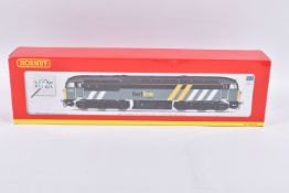 A BOXED HORNBY MODEL RAILWAY OO GAUGE CLASS 56 LOCOMOTIVE, Fastline Freight two-tone grey livery, '