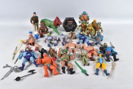 A QUANTITY OF ASSORTED LOOSE 1980'S ACTION FIGURES, to include Mattel Masters of the Universe He-Man