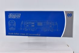 A BOXED DAPOL OO GAUGE CLASS 22 NORTH BRITISH LOCOMOTIVE, BR Blue 6330, Weathered, Kernow Model Rail