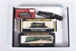 A QUANTITY OF BOXED AND UNBOXED N GAUGE GRAHAM FARISH LOCOMOTIVES, boxed Merchant Navy class '