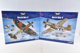 TWO BOXED CORGI LIMITED EDITION AVIATION ARCHIVE MODEL DIECAST AIRCRAFTS, the first is a World War