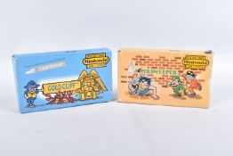 TWO NINTENDO POCKETSIZE GAME AND WATCH MULTISCREEN GAMES, the first Bomb Sweeper BD-62, box in a