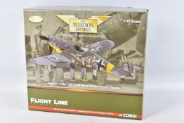 A BOXED LIMITED EDITION CORGI AVIATION ARCHIVE MODEL MILITARY AIRCRAFT SET, 1:32 scale, to include a