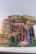 A COLLECTION OF BOXED CONSTRUCTED VINTAGE, PLASTIC CAR KITS, to include Gowland & Gowland 'Highway
