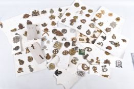 A LARGE ASSORTMENT OF BRITISH AND COMMONWEALTH CAP BADGES AND COLLAR BADGES, these include Royal