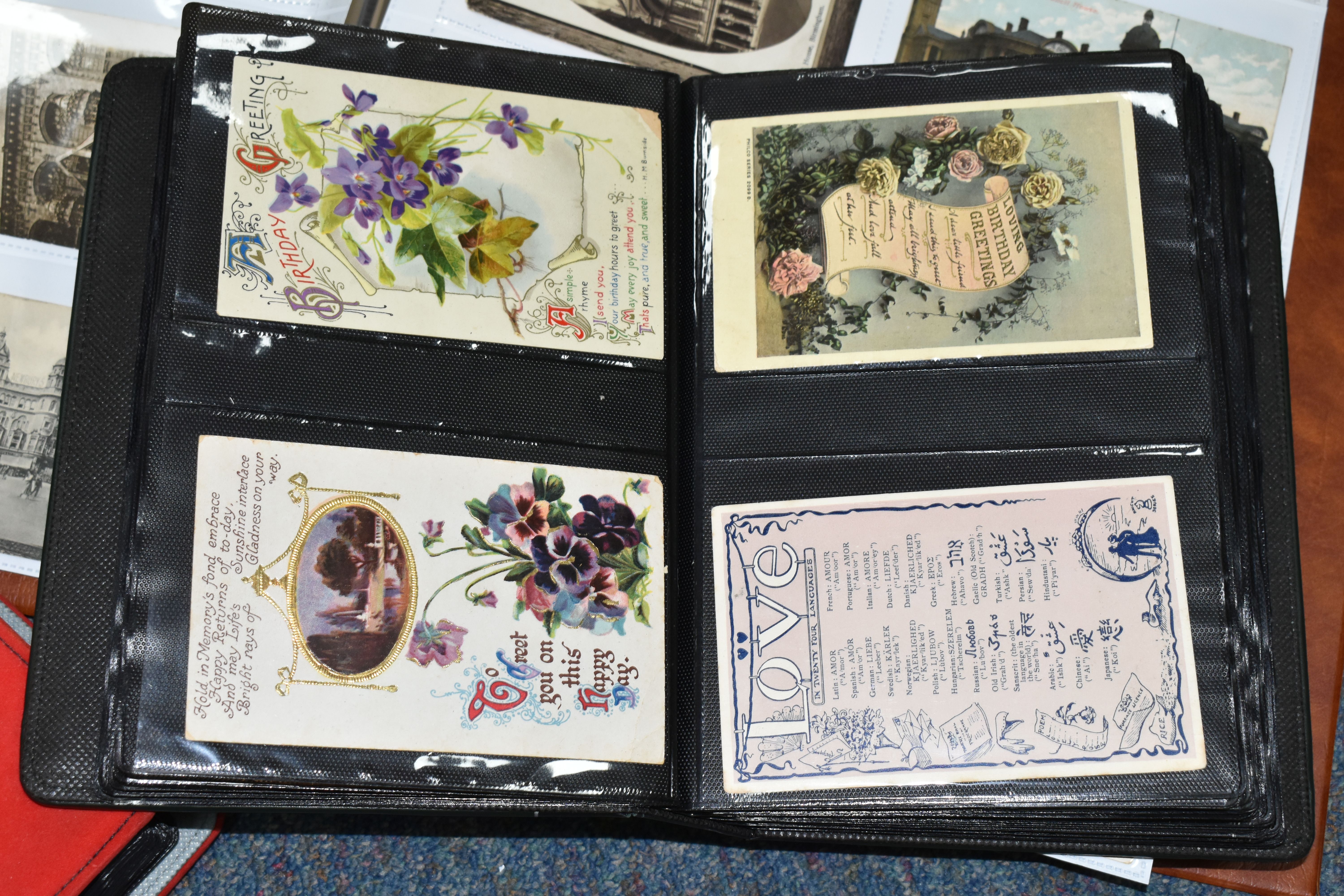 POSTCARDS, Five Albums containing a collection of approximately 685 eclectic early-late 20th century - Image 23 of 34