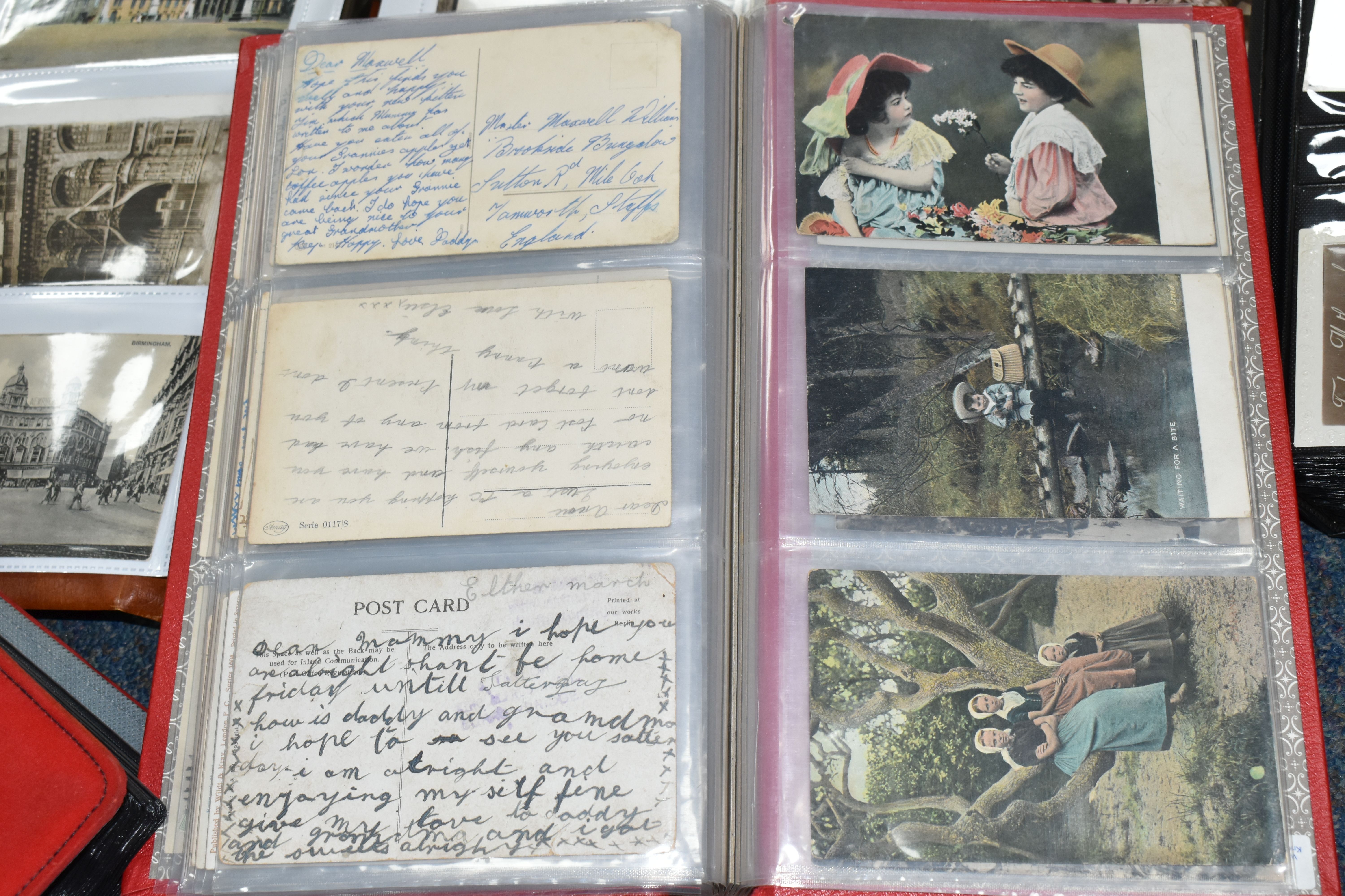 POSTCARDS, Five Albums containing a collection of approximately 685 eclectic early-late 20th century - Image 18 of 34