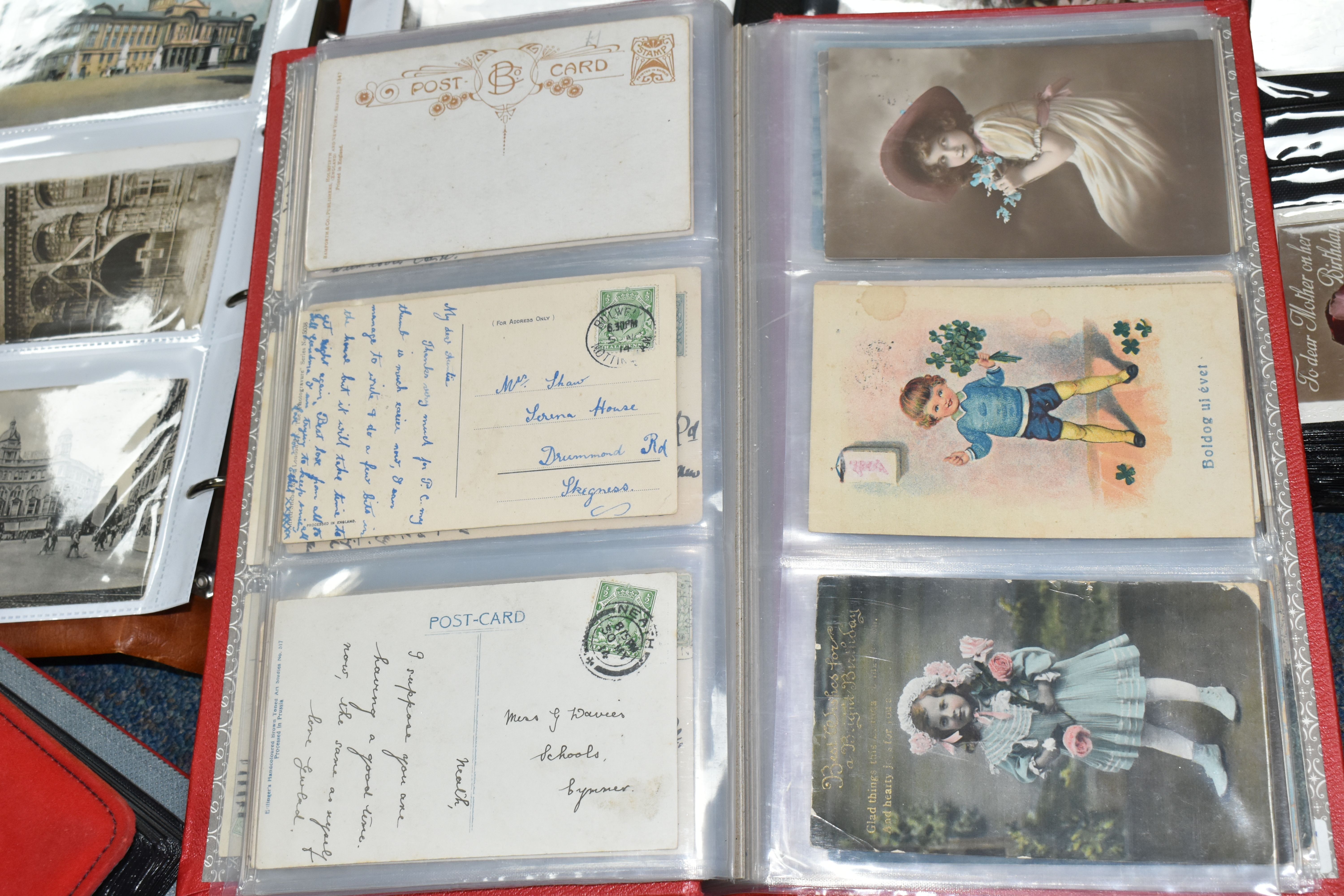 POSTCARDS, Five Albums containing a collection of approximately 685 eclectic early-late 20th century - Image 17 of 34