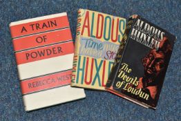 THREE BOOK TITLES, Huxley; Aldous, Time Must Have A Stop, published by Chatto & Windus 1945, The