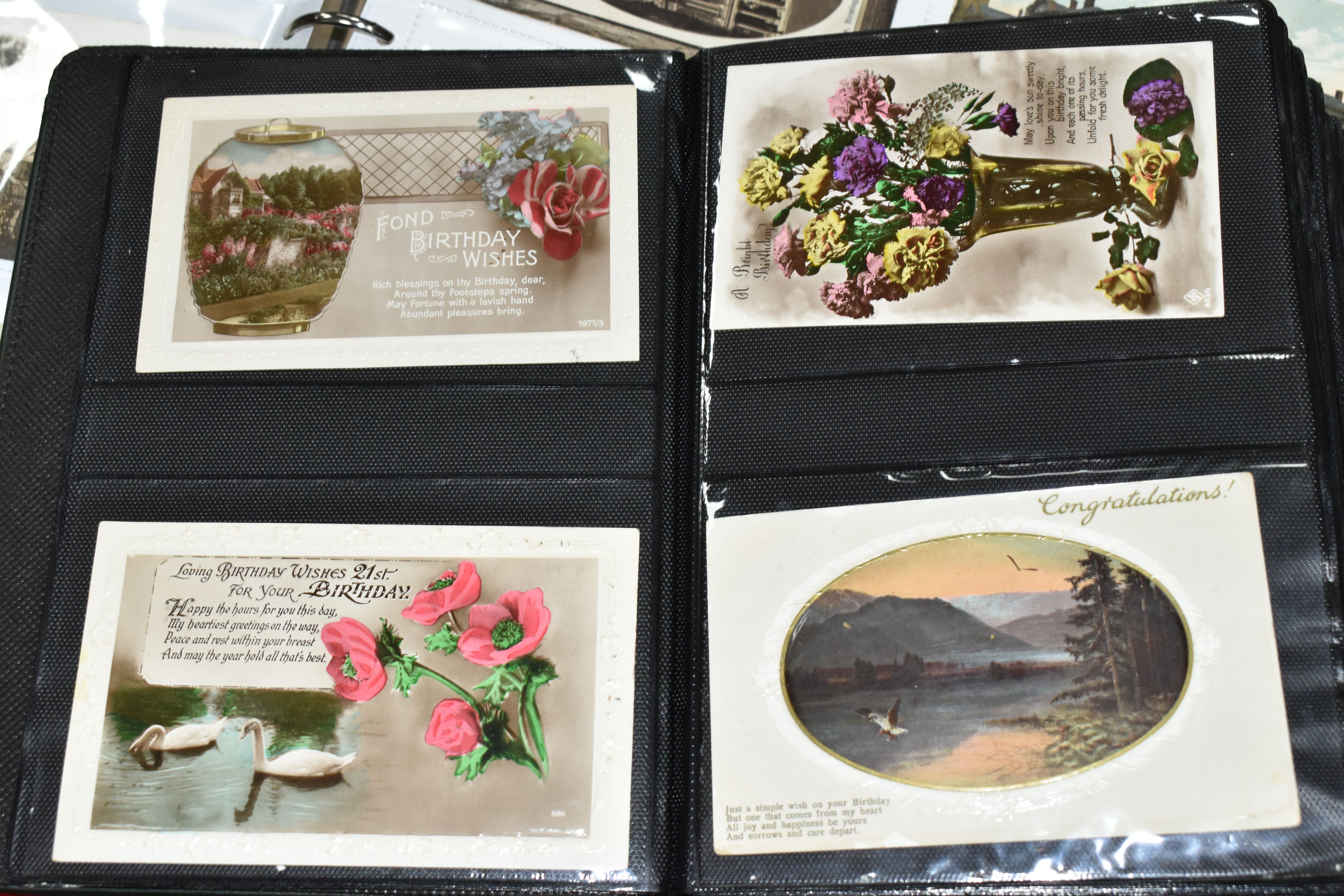 POSTCARDS, Five Albums containing a collection of approximately 685 eclectic early-late 20th century - Image 21 of 34