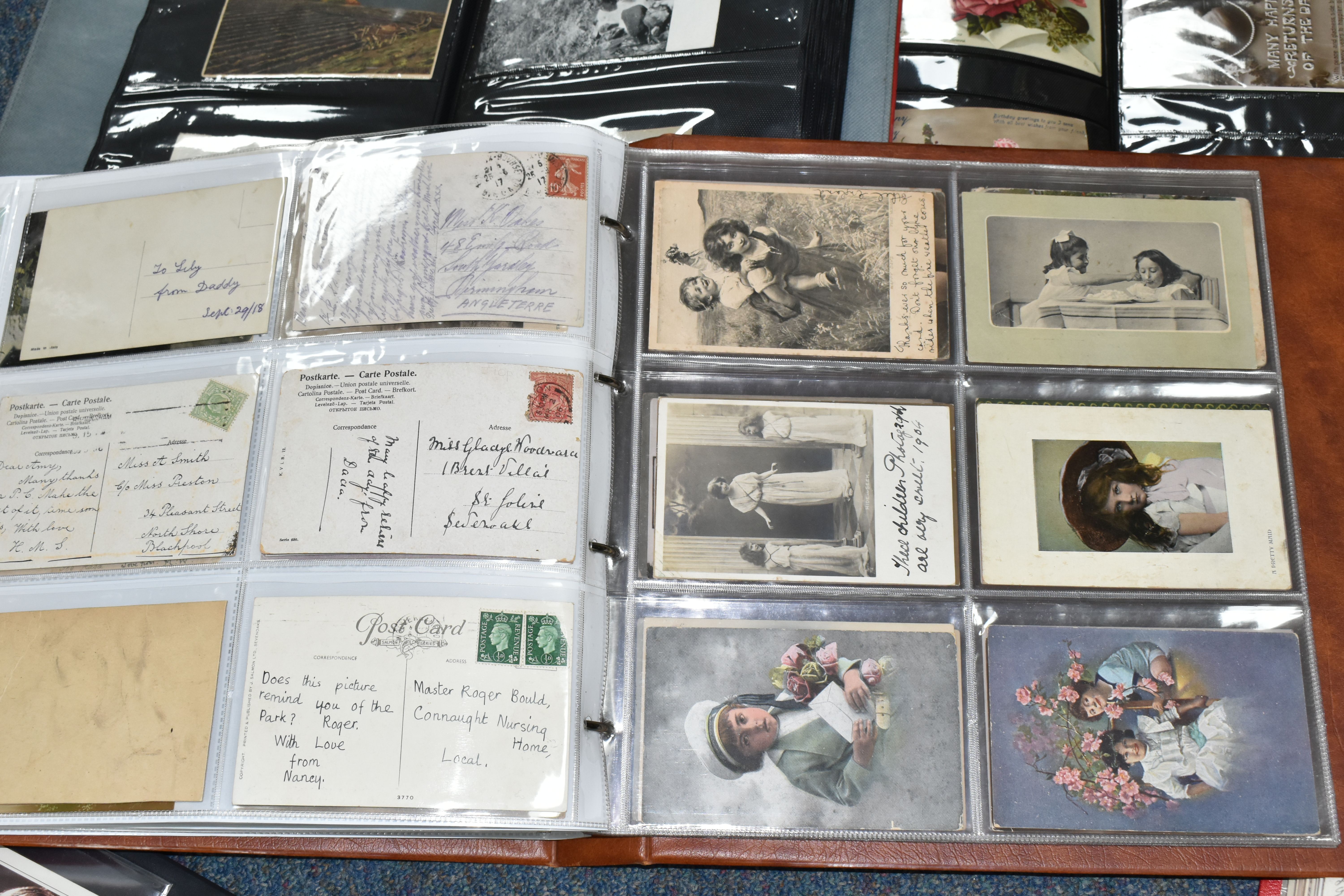POSTCARDS, Five Albums containing a collection of approximately 685 eclectic early-late 20th century - Image 34 of 34