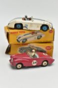 TWO BOXED DINKY TOY CARS, by Meccano Ltd, comprising a Dinky 107 Sunbeam Alpine Sports Car -