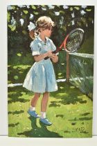SHERREE VALENTINE DAINES (BRITISH 1959) 'PLAYFUL TIMES I', a signed artist edition print on board