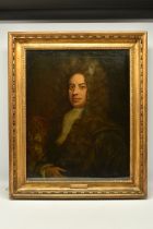 AFTER GODFREY KNELLER (1646-1723) 'LORD CHANCELLOR SOMERS', an 18th Century half-length portrait