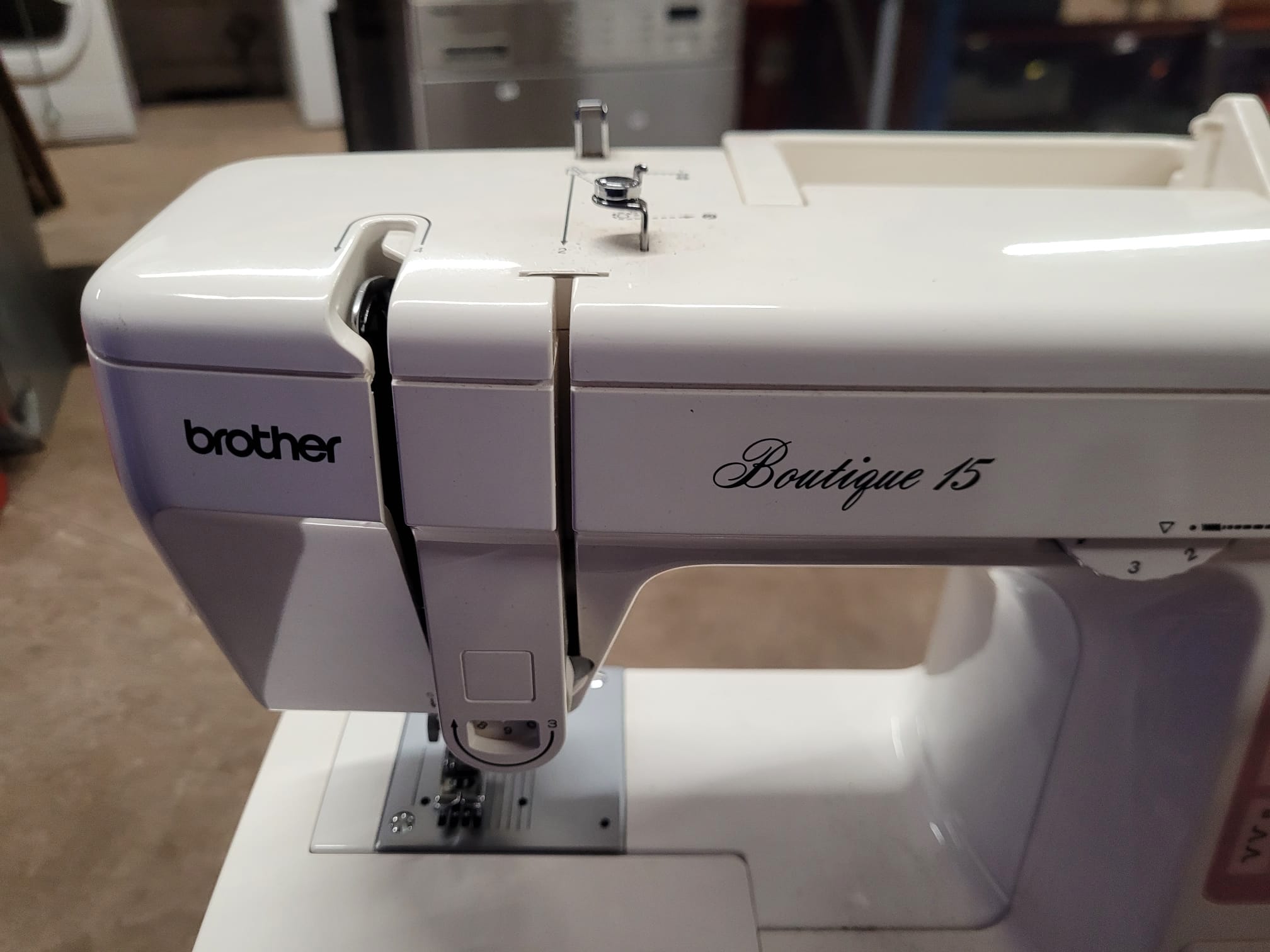 A BROTHER BOUTIQUE 15 SEWING MACHINE with foot pedal and cover (PAT pass and working) - Image 3 of 4