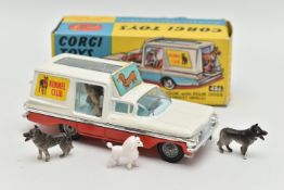 A BOXED CORGI 486 'KENNEL CLUB' CHEVROLET IMPALA, together with five dogs - one a duplicate,