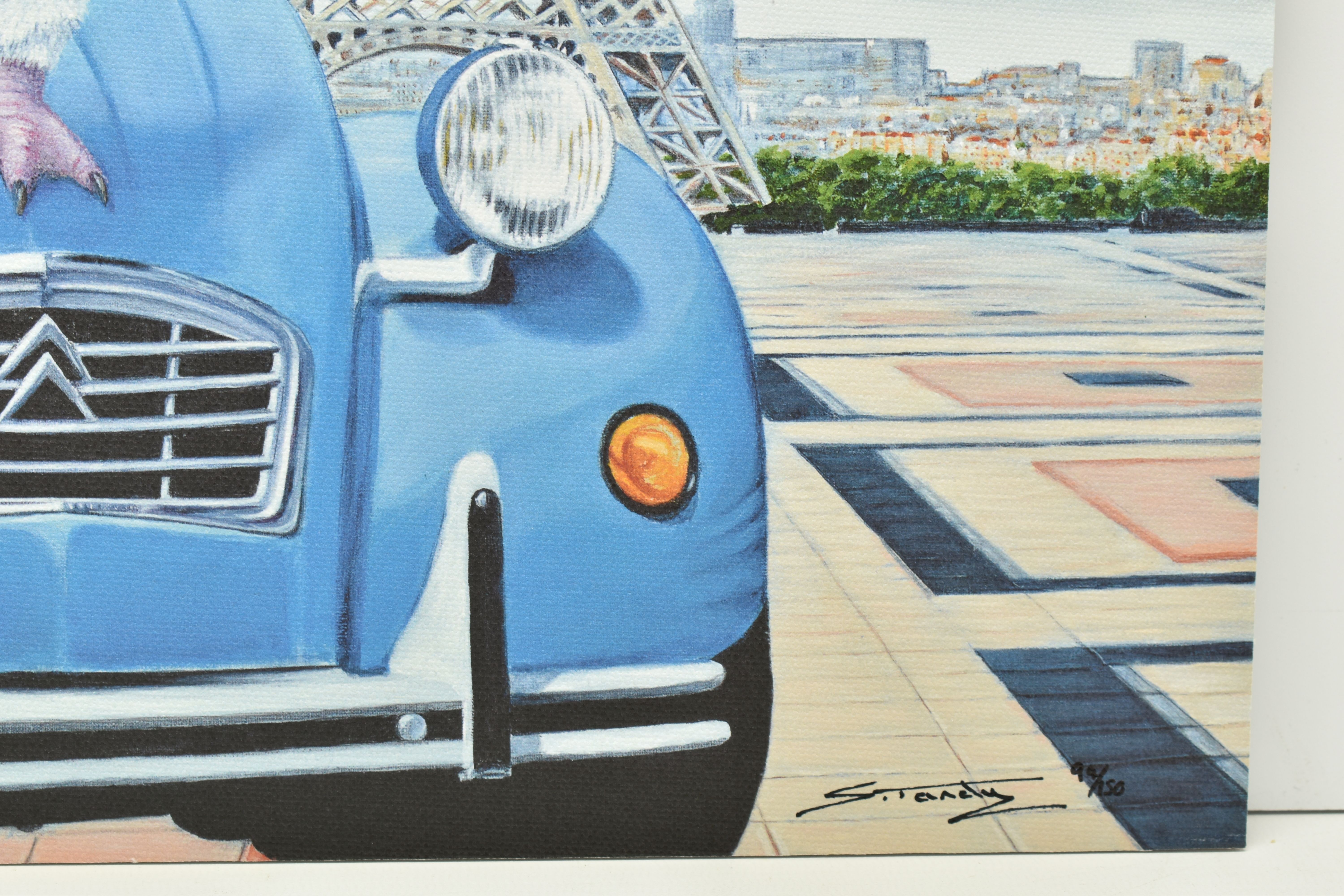 STEVE TANDY (BRITISH 1973) 'LE GRAND TOUR' a signed limited edition print, depicting a pair of - Image 2 of 3