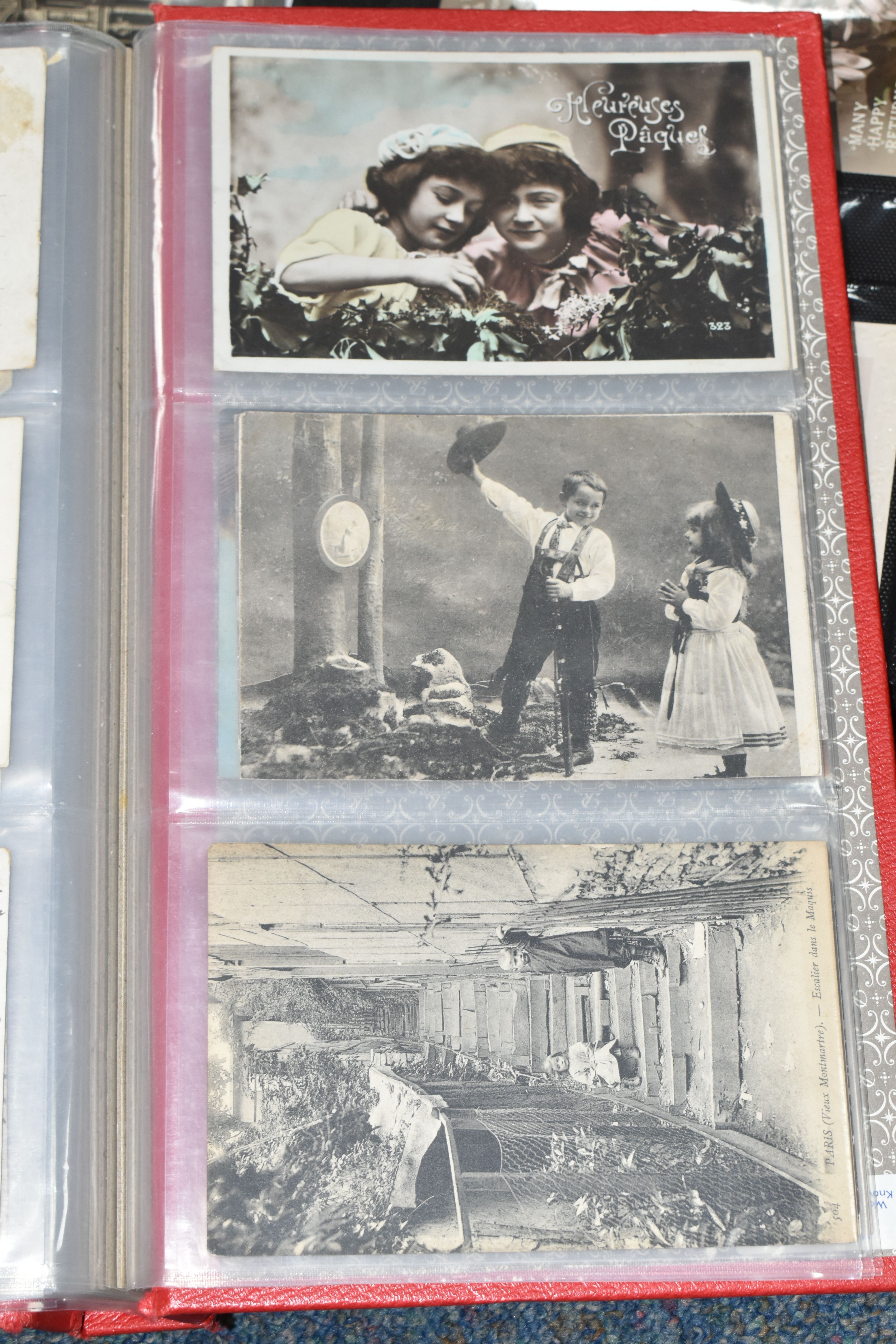 POSTCARDS, Five Albums containing a collection of approximately 685 eclectic early-late 20th century - Image 19 of 34